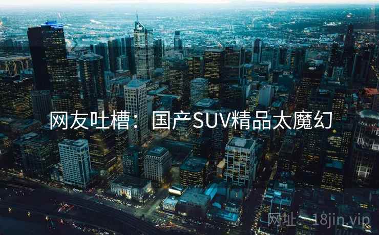 网友吐槽：国产SUV精品太魔幻  第2张
